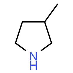 ChemSpider 2D Image | 3-Methylpyrrolidine | C5H11N
