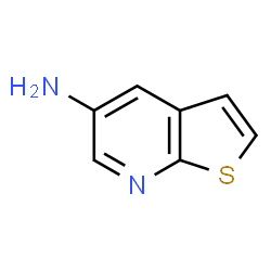 ChemSpider 2D Image | thieno[2,3-b]pyridin-5-amine | C7H6N2S