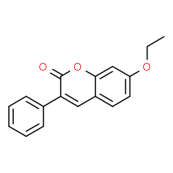 ChemSpider 2D Image | 7-Ethoxy-3-phenyl-2H-chromen-2-one | C17H14O3