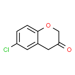 ChemSpider 2D Image | 6-Chloro-3-chromanone | C9H7ClO2