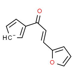 ChemSpider 2D Image | 3-[(2E)-3-(2-Furyl)-2-propenoyl]-2,4-cyclopentadienide | C12H9O2