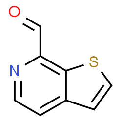 ChemSpider 2D Image | thieno[2,3-c]pyridine-7-carbaldehyde | C8H5NOS
