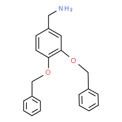 ChemSpider 2D Image | 3,4-DIBENZYLOXYBENZYLAMINE | C21H21NO2