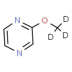 ChemSpider 2D Image | 2-[(~2~H_3_)Methyloxy]pyrazine | C5H3D3N2O