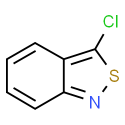 ChemSpider 2D Image | 3-Chloro-2,1-benzothiazole | C7H4ClNS