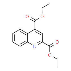 ChemSpider 2D Image | Diethyl 2,4-quinolinedicarboxylate | C15H15NO4
