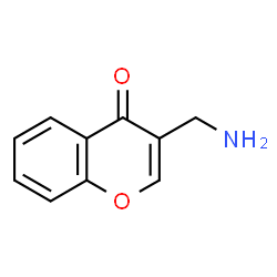 ChemSpider 2D Image | 3-(Aminomethyl)-4H-chromen-4-one | C10H9NO2