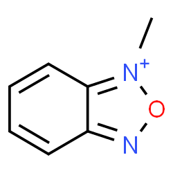 ChemSpider 2D Image | 1-Methyl-2,1,3-benzoxadiazol-1-ium | C7H7N2O