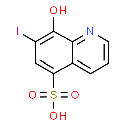 ChemSpider 2D Image | Iodoxyquinolinesulfonic acid | C9H6INO4S