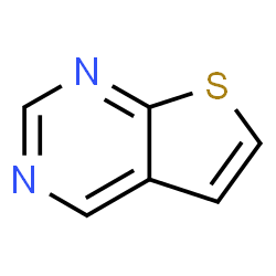 ChemSpider 2D Image | Thieno[2,3-d]pyrimidine | C6H4N2S
