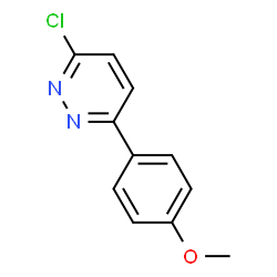 ChemSpider 2D Image | 3-Chloro-6-(4-methoxyphenyl)pyridazine | C11H9ClN2O