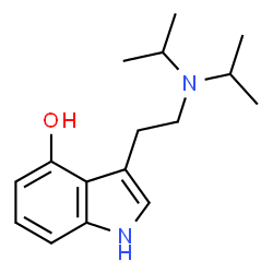 ChemSpider 2D Image | 4-hydroxy-n,n-diisopropyltryptamine | C16H24N2O