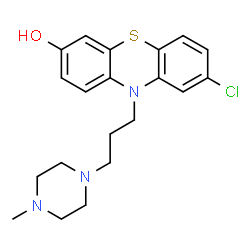 ChemSpider 2D Image | 7-HYDROXYPROCHLORPERAZINE | C20H24ClN3OS