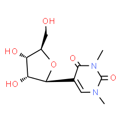 ChemSpider 2D Image | 1,3-DIMETHYLPSEUDOURIDINE | C11H16N2O6