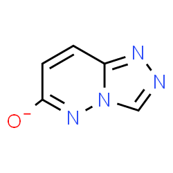 ChemSpider 2D Image | [1,2,4]Triazolo[4,3-b]pyridazin-6-olate | C5H3N4O