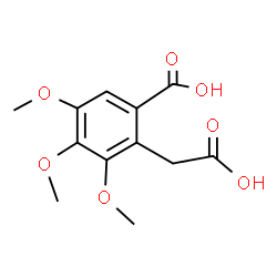 ChemSpider 2D Image | 2-(Carboxymethyl)-3,4,5-trimethoxybenzoic acid | C12H14O7