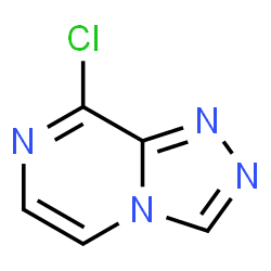 ChemSpider 2D Image | 8-Chlorotriazolo[4,3-a]pyrazine | C5H3ClN4