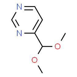 ChemSpider 2D Image | 4-(Dimethoxymethyl)pyrimidine | C7H10N2O2