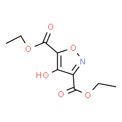 ChemSpider 2D Image | Diethyl 4-hydroxy-1,2-oxazole-3,5-dicarboxylate | C9H11NO6