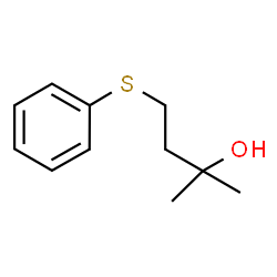 ChemSpider 2D Image | 2-Methyl-4-(phenylsulfanyl)-2-butanol | C11H16OS