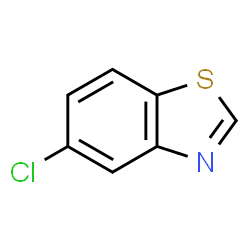 ChemSpider 2D Image | 5-chlorobenzothiazole | C7H4ClNS