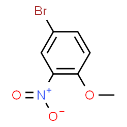 ChemSpider 2D Image | 4-Bromo-2-nitroanisole | C7H6BrNO3