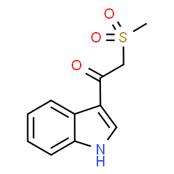 ChemSpider 2D Image | 3-Methanesulfonylacetylindole | C11H11NO3S