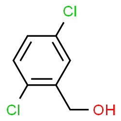 ChemSpider 2D Image | 2,5-DICHLOROBENZYL ALCOHOL | C7H6Cl2O