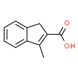 ChemSpider 2D Image | 3-METHYLINDENE-2-CARBOXYLIC ACID | C11H10O2