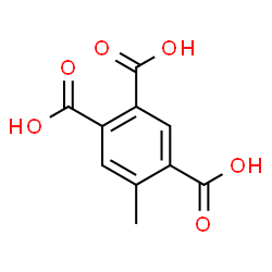 ChemSpider 2D Image | 5-Methyl-1,2,4-benzenetricarboxylic acid | C10H8O6