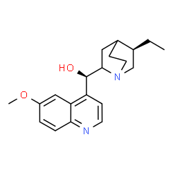 ChemSpider 2D Image | (8xi)-6'-Methoxy-10,11-dihydrocinchonan-9-ol | C20H26N2O2