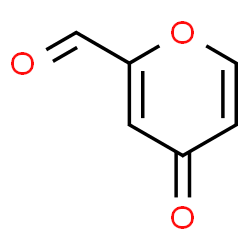 ChemSpider 2D Image | 4-Oxo-4H-pyran-2-carbaldehyde | C6H4O3