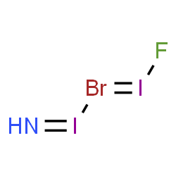 ChemSpider 2D Image | (E)-(Fluoro-lambda~3~-iodanylidene)(imino-lambda~3~-iodanyl)-lambda~3~-bromane | HBrFI2N