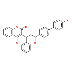 ChemSpider 2D Image | Bromadiolone | C30H23BrO4