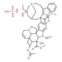 ChemSpider 2D Image | 22-Oxovincaleukoblastine sulfate (1:1) | C46H58N4O14S