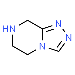 ChemSpider 2D Image | 5H,6H,7H,8H-[1,2,4]triazolo[4,3-a]pyrazine | C5H8N4