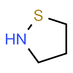 ChemSpider 2D Image | 1,2-Thiazolidine | C3H7NS