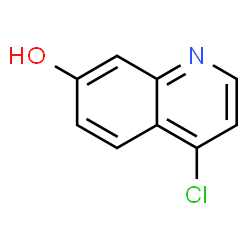 ChemSpider 2D Image | 4-Chloro-7-quinolinol | C9H6ClNO