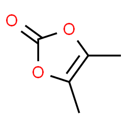 ChemSpider 2D Image | 4,5-dimethyl-1,3-dioxol-2-one | C5H5O3