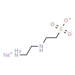 ChemSpider 2D Image | Sodium 2-[(2-aminoethyl)amino]ethanesulfonate | C4H11N2NaO3S