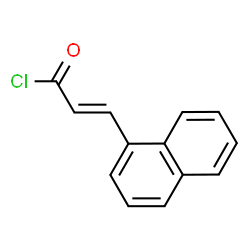 ChemSpider 2D Image | (2E)-3-(1-Naphthyl)acryloyl chloride | C13H9ClO