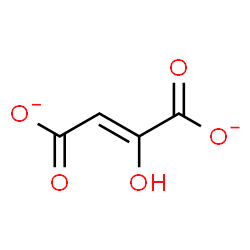 ChemSpider 2D Image | (2Z)-2-Hydroxy-2-butenedioate | C4H2O5