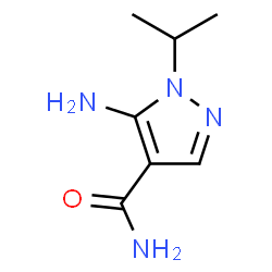 ChemSpider 2D Image | 5-Amino-1-isopropyl-1H-pyrazole-4-carboxamide | C7H12N4O