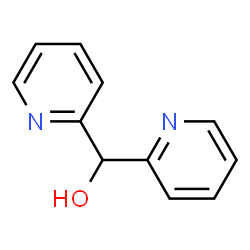 ChemSpider 2D Image | Di-2-pyridinylmethanol | C11H10N2O