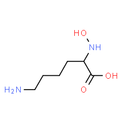 ChemSpider 2D Image | N~2~-Hydroxylysine | C6H14N2O3