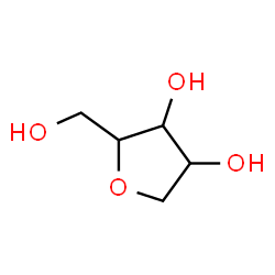 ChemSpider 2D Image | 2-(hydroxymethyl)-3,4-dihydro-2H-furan-3,4-diol | C5H9O4