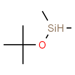 ChemSpider 2D Image | Dimethyl[(2-methyl-2-propanyl)oxy]silane | C6H16OSi