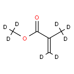 ChemSpider 2D Image | Methyl Methacrylate-d8 | C5D8O2