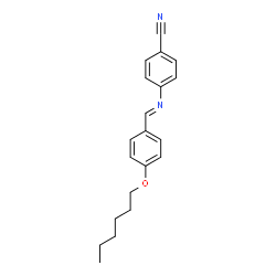 ChemSpider 2D Image | p-hexyloxybenzylidene p-cyanoaniline | C20H22N2O