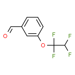 ChemSpider 2D Image | 3-(1,1,2,2-Tetrafluoroethoxy)benzaldehyde | C9H6F4O2